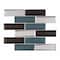 Andova Tiles SAMPLE-Daazen Borealis 2 in. x 6 in. Glass Mosaic Wall Tile SAM-ANDDAA973 - alternate 2